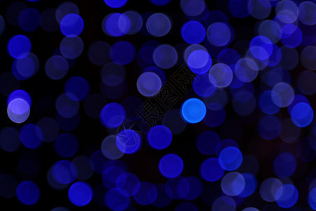 蓝布OKh圆点圆形圣诞背景彩灯圆圈漂浮背景图片