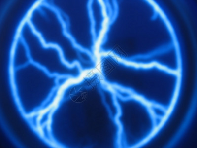 蓝色电力焦点墙纸科学展示交流电电子产品圆圈螺栓中心电击图片