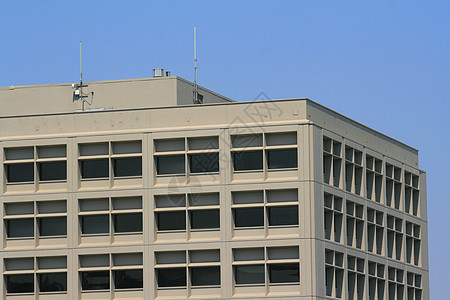 现代建筑砖块住房办公室窗户蓝色房子公寓石头房地产纹理图片