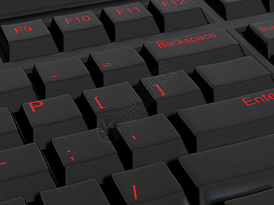 黑黑键盘解决方案笔记本工作桌面插图渲染电子标识网络顾客图片