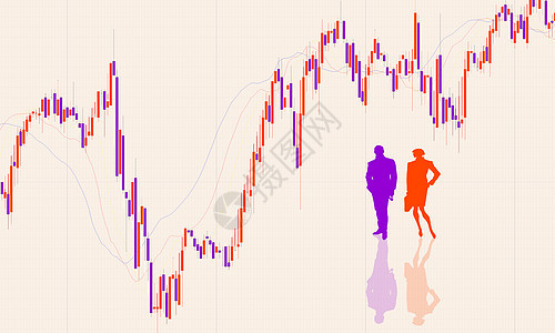业务图表图插图办公室财政经济货币金融市场外汇优胜者交换男人背景图片