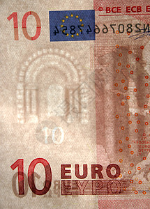 10欧元结算利润经济商业财政银行业背景图片