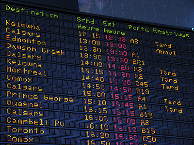 机场信息机库游客旅行数字控制板航班行程乘客运输招牌图表图片