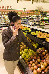 购物产品细胞杂货店店铺微笑生产销售顾客消费者蔬菜图片