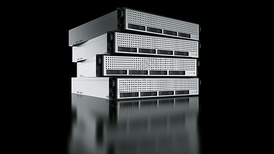 多个 Rack 服务器黑色背景商业网络行政人员保安数据电脑技术系统图片