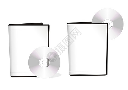 两盒带有白色 dvd 磁盘的 DVD 圆盘袖珍包装风俗品牌店铺船运插图个性定制光盘图片
