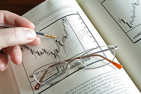 分享收益图表铅笔投资进步眼镜兴趣预报统计账单金融财富背景