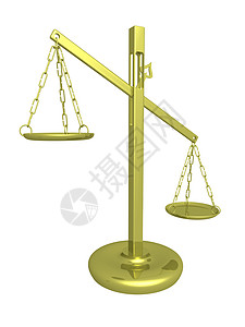 折断的平衡 3D 图像 孤立对象乐器金融金属法官测量反射讲台重量黄铜工具图片