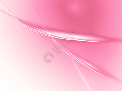 深粉红色火焰活力旗帜液体波浪技术墙纸桌面绿色曲线背景图片