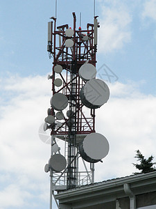塔楼数据电讯电话细胞工具天线背景图片