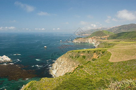 大南爬坡波浪麦威海洋瀑布公园海拔岩石海岸顶峰图片