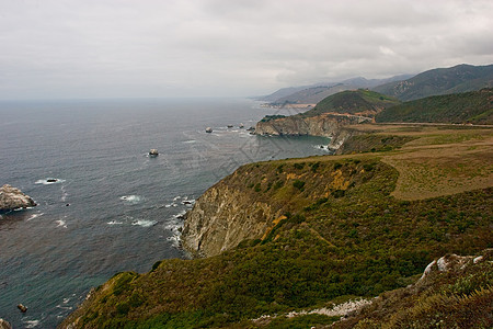 大南公园顶峰爬坡岩石瀑布海拔悬崖麦威海岸海洋图片