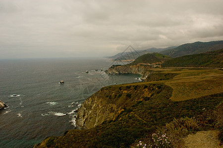 大南公园海岸麦威海拔波浪瀑布岩石蓝色顶峰悬崖图片