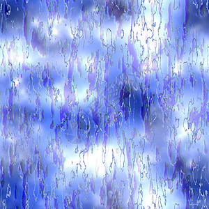 玻璃正方形裂缝水晶反思蓝色瓷砖背景图片