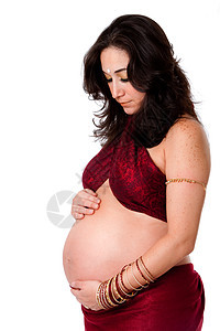 怀有肚子的孕妇身体生活孩子怀孕母亲妻子父母辉光黑发家庭图片