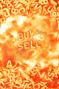 买卖市场商业投资金融销售经纪人字母面条红色股票图片