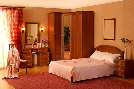 卧室软垫木头枕头窗户工作室房间装饰风格座位住宅图片