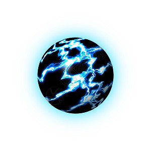 闪电地球全球行星世界球体雷雨黑色蓝色破坏白色图片