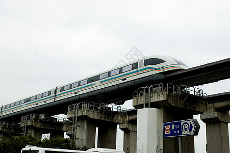 上海快速机场列车图片