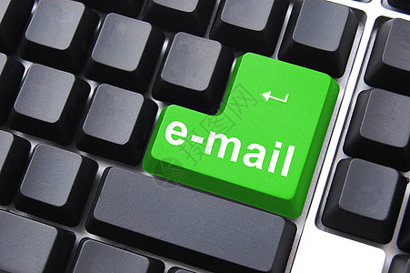 互联网邮件按钮邮箱商业键盘店铺办公室红色服务绿色蓝色背景图片