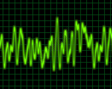 音波墙纸波长海浪音乐展示示波器实验室测试体积辉光背景图片