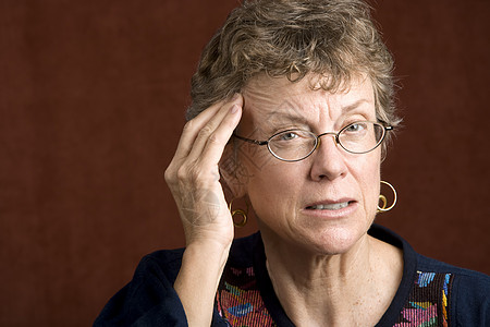 头痛的女人女性疼痛女士压力刺绣头晕眼镜图片
