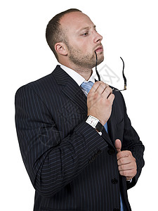 思考有外观的商务人士公司职业照片老板领带进步企业家商务男性手腕背景图片
