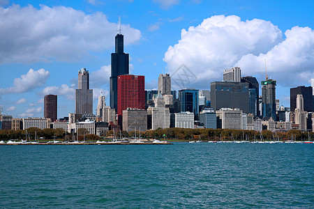 芝加哥的天线家庭吸引力帆船天际港口旅行建筑物娱乐公园办公室图片