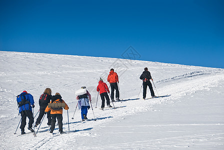 二号山上滑雪图片