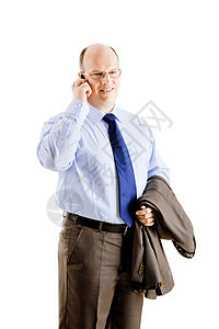 商务人士电话工作人士生意经理男人大学推销员职业男性图片