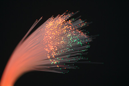 光纤进步辉光电子电讯数据光学工程电缆电话纤维图片