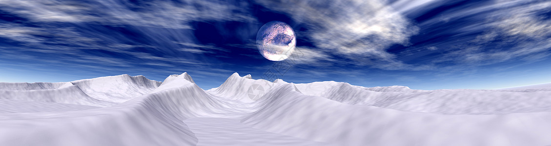 北极月球图片