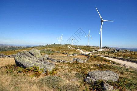 风力涡轮机生产资源发电机风车天空环境生态活力创新力量图片