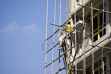 脚手架工作城市就业帽子承包商建筑公司工人员工职场图片