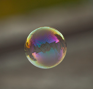 肥皂泡沫气泡反射背景图片