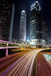 香港的交通夜生活运动城市技术小时景观速度市中心商业汽车图片