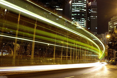 香港市中心交通流量市中心景观建筑城市驾驶戏剧性辉光商业运输街道图片