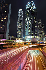 香港市中心交通流量街道蓝色地球城市戏剧性运输驾驶运动建筑线条图片