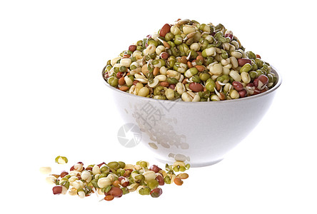 豆沙拉绿色豆子饮食农业食物青菜蔬菜生产营养豆芽图片