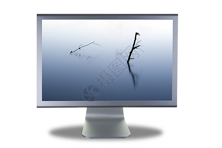 平板桌面lcd 监视器平板屏幕桌面玻璃视频枝条外设电子电脑展示硬件技术背景