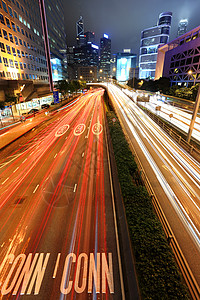 夜间与城市交接旅行交通商业线条辉光地球场景公共汽车运输戏剧性图片