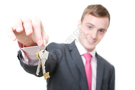密钥键商务女士房子财产钥匙代理人男性人士套装解决方案图片