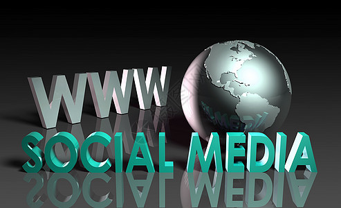 社交媒体观众互联网社区全世界流行语商业全球营销技术电子图片