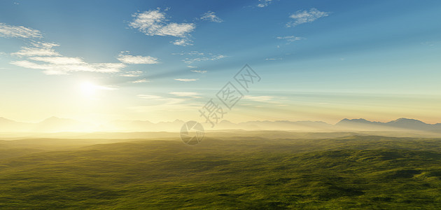 自然日落太阳蓝色阳光生长草地季节牧歌农村国家植物图片