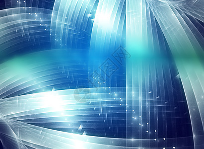 技术设计抽象蓝色背景 光纤纤维 Sug地平线卷曲商业运动波浪状曲线星系海浪绿色墙纸图片