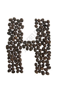 Coffey信H咖啡语法棕色白色拼写黑色字母艺术字体公司图片