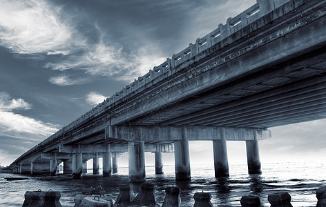 现代架桥工程图片