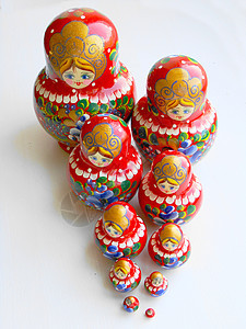 俄罗斯巢笼女孩娃娃文化传统套娃女孩们纪念品女士孩子母亲图片
