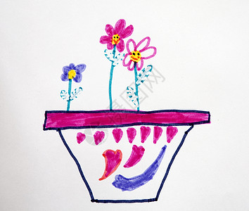 儿童照片 花朵 白种背景纹饰童年绘画夹子插图学习蜡笔艺术孩子教育背景图片