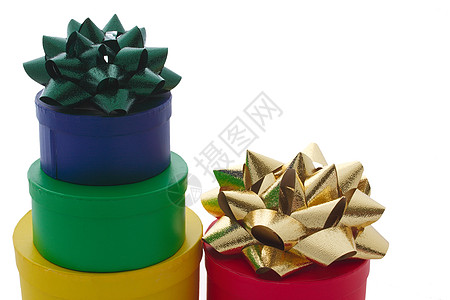 堆叠的礼品盒和弓丝带店铺关爱邮件礼物周年纪念日惊喜包装喜悦图片